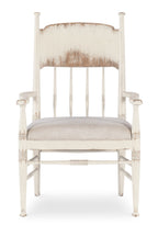 Americana Upholstered Seat Arm Chair