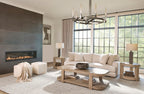 Aspen Leather Ottoman