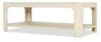 Archives Raffia Rectangle Cocktail Table