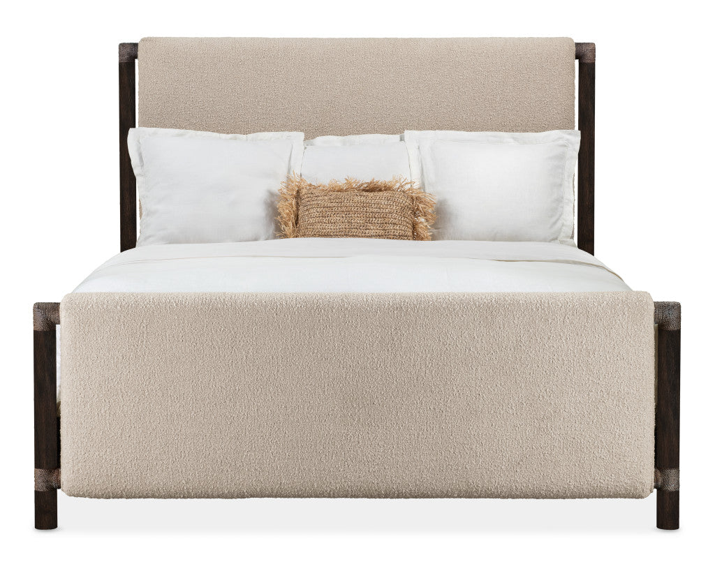 Retreat King Upholstered Panel Bed