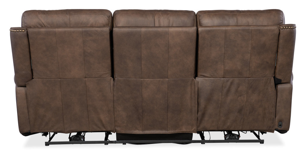 Duncan leather power sofa available at KnightsFurn