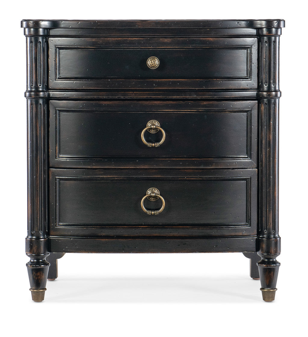 Charleston Three-Drawer Nightstand