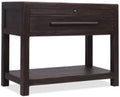 Driftwood One-Drawer Nightstand with Stone