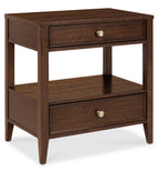 Archives Two-Drawer Nightstand