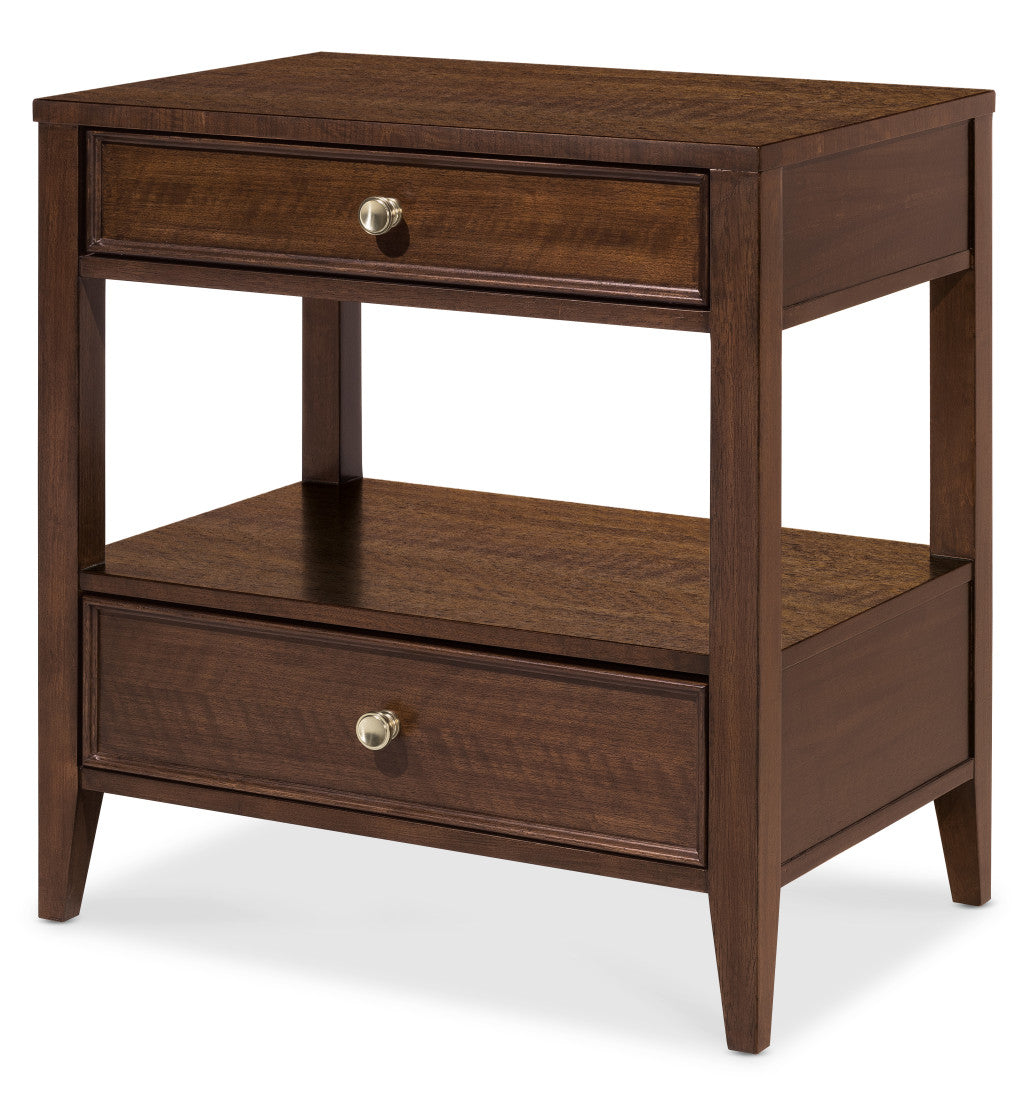Archives Two-Drawer Nightstand