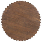 Commerce and Market Gears Round Cocktail Table