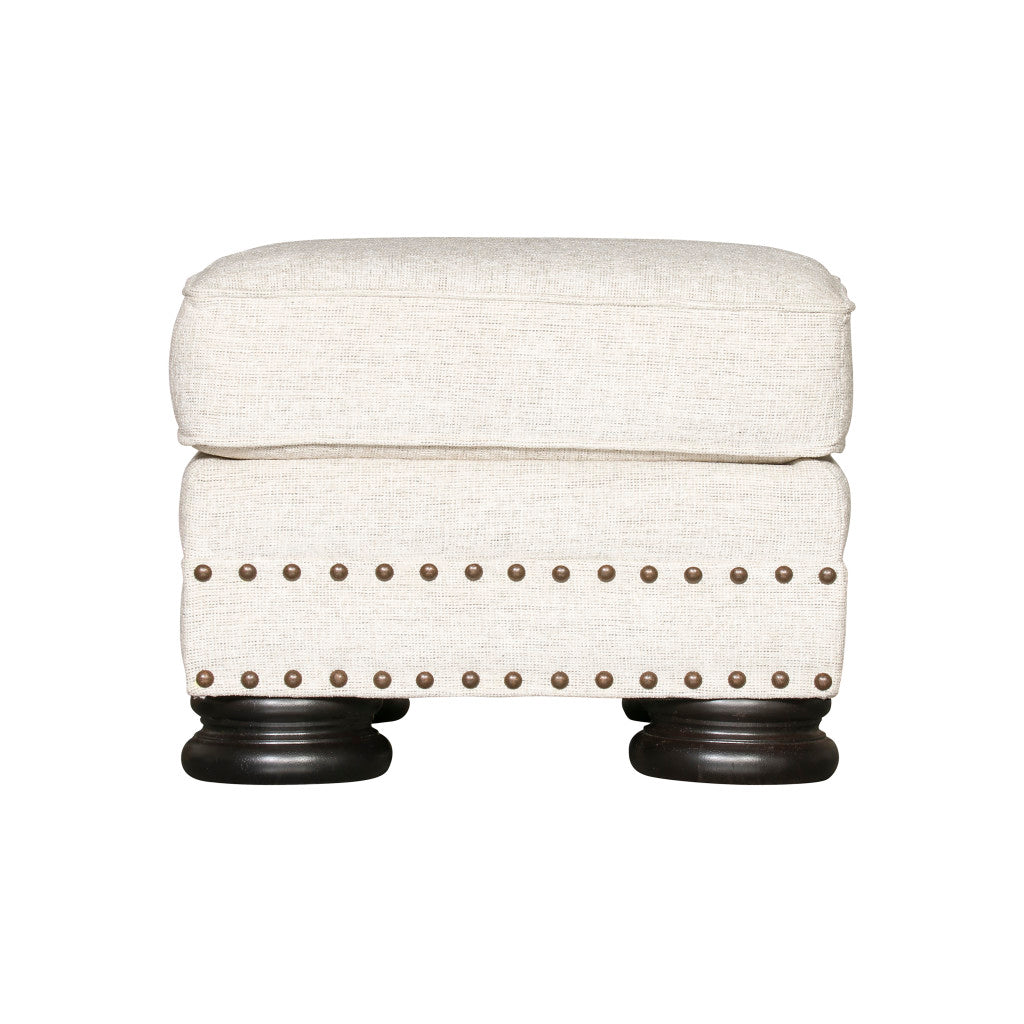 Foster Fabric Ottoman