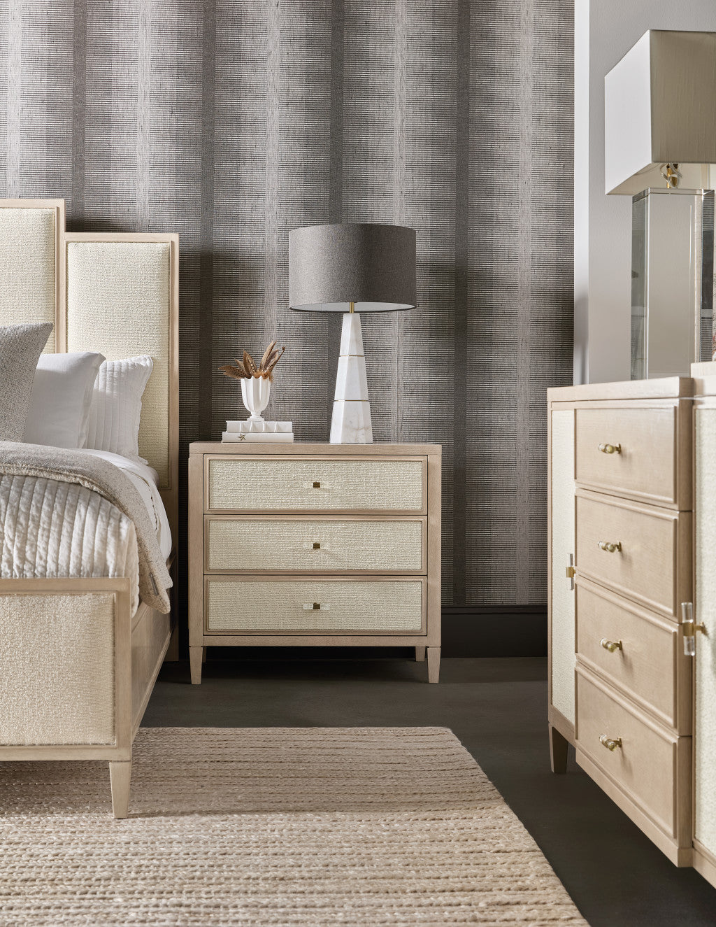 Melange Be My Guest California King Panel Bed