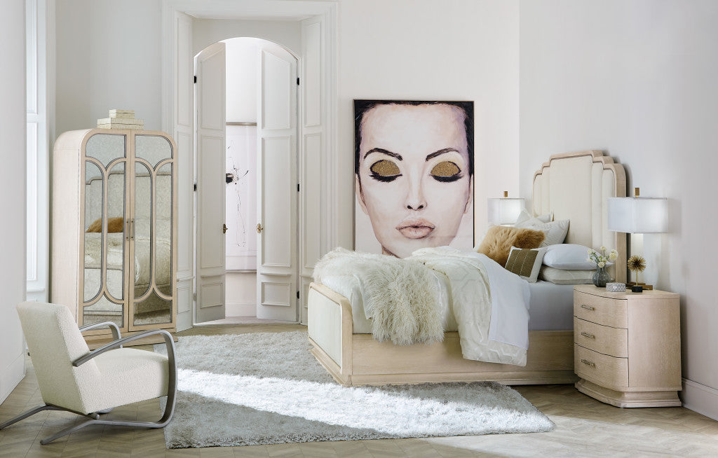 Nouveau Chic Three Drawer Nightstand