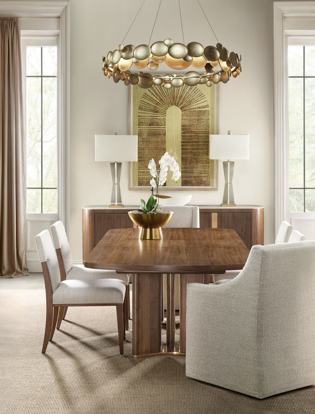 Eleana Rectangle Dining Table with Two 20-inch Leaves