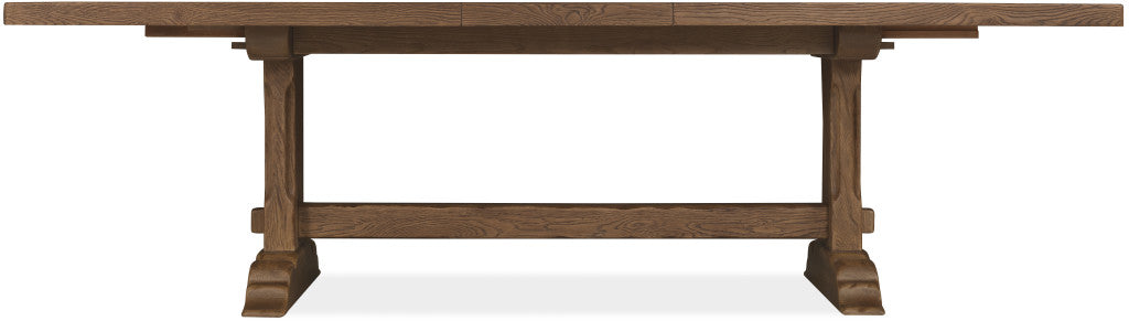 Driftwood Rectangle Dining Table with Two 20-inch Leaves