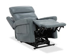 Power lift recliner chair with adjustable headrest, lumbar support, and lift assist for comfortable everyday seating.