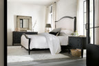 Ciao Bella King Upholstered Bed- Black