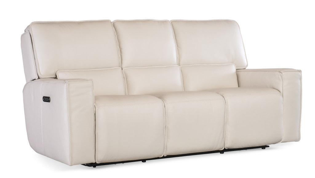 Miles Zero Gravity Power Reclining Sofa with premium leather upholstery from Knight Furn