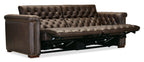 Savion Deux Sofa with Power Recliners and Power Headrests
