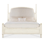 Americana King Upholstered Poster Bed