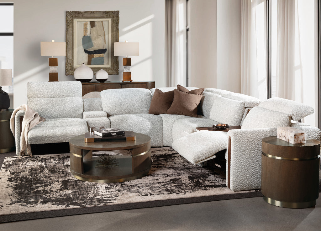 Commerce and Market Roll With It Round Cocktail Table