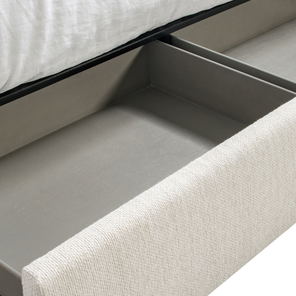 Avery Fabric Storage Panel Bed