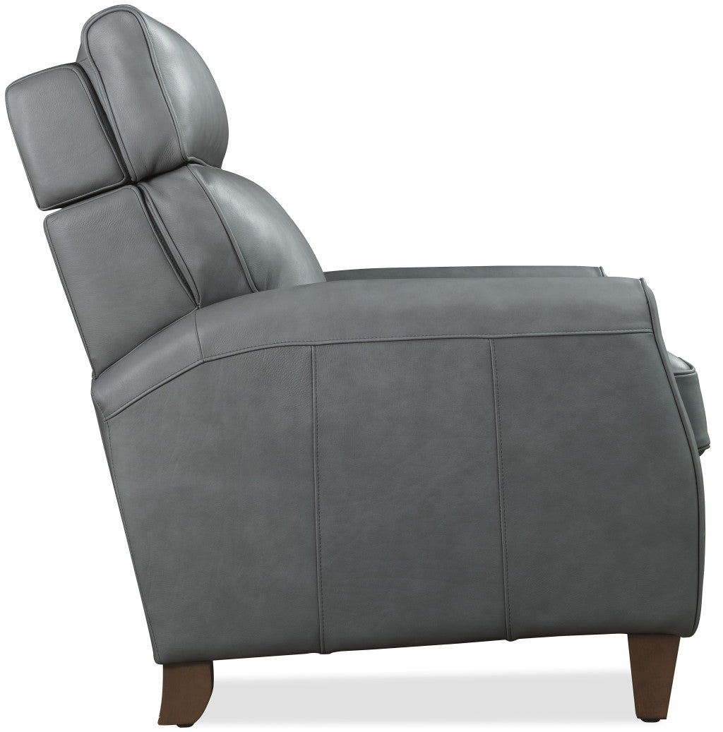 Side view of Okana Power Headrest Recliner showing reclining function and clean-lined silhouette