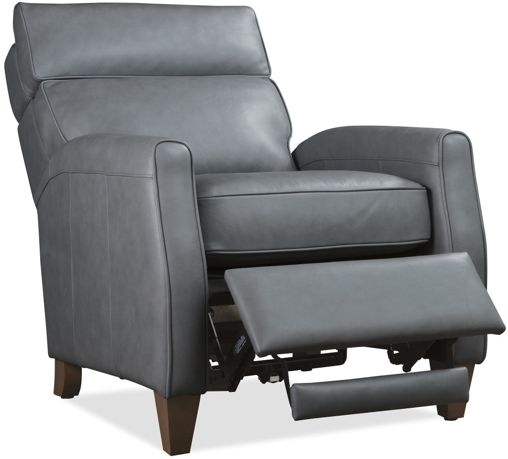 Okana power recliner chair front view with premium leather upholstery and modern design
