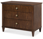 Archives Three-Drawer Nightstand