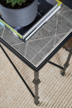 Commerce & Market Metal-Wood Console Table