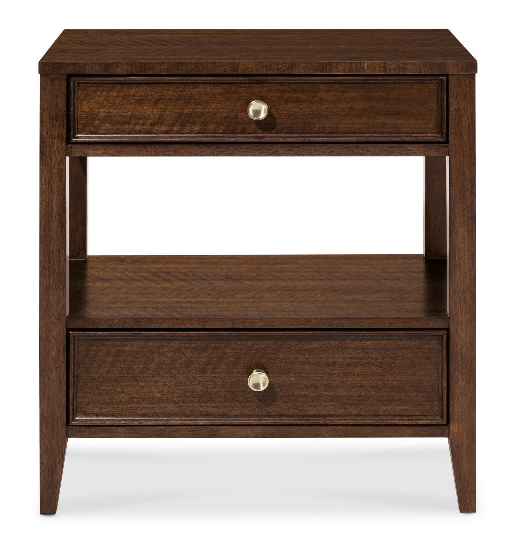 Archives Two-Drawer Nightstand