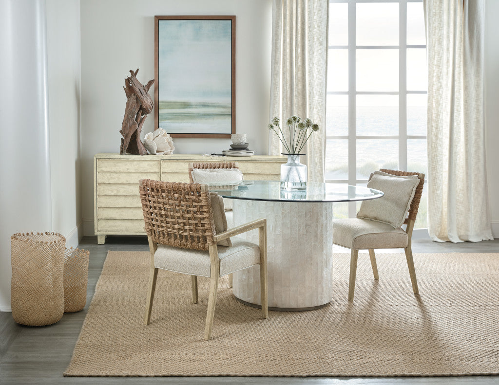 Surfrider Woven Back Side Chair