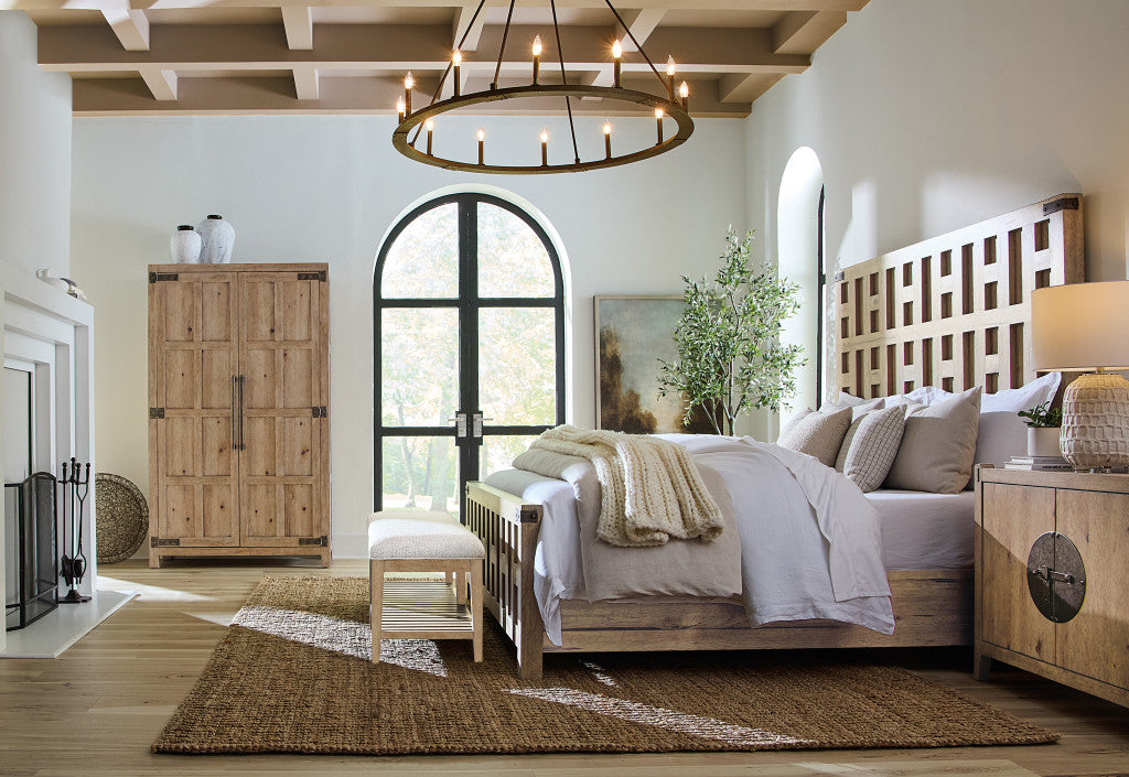 Vineyard Row King Panel Bed