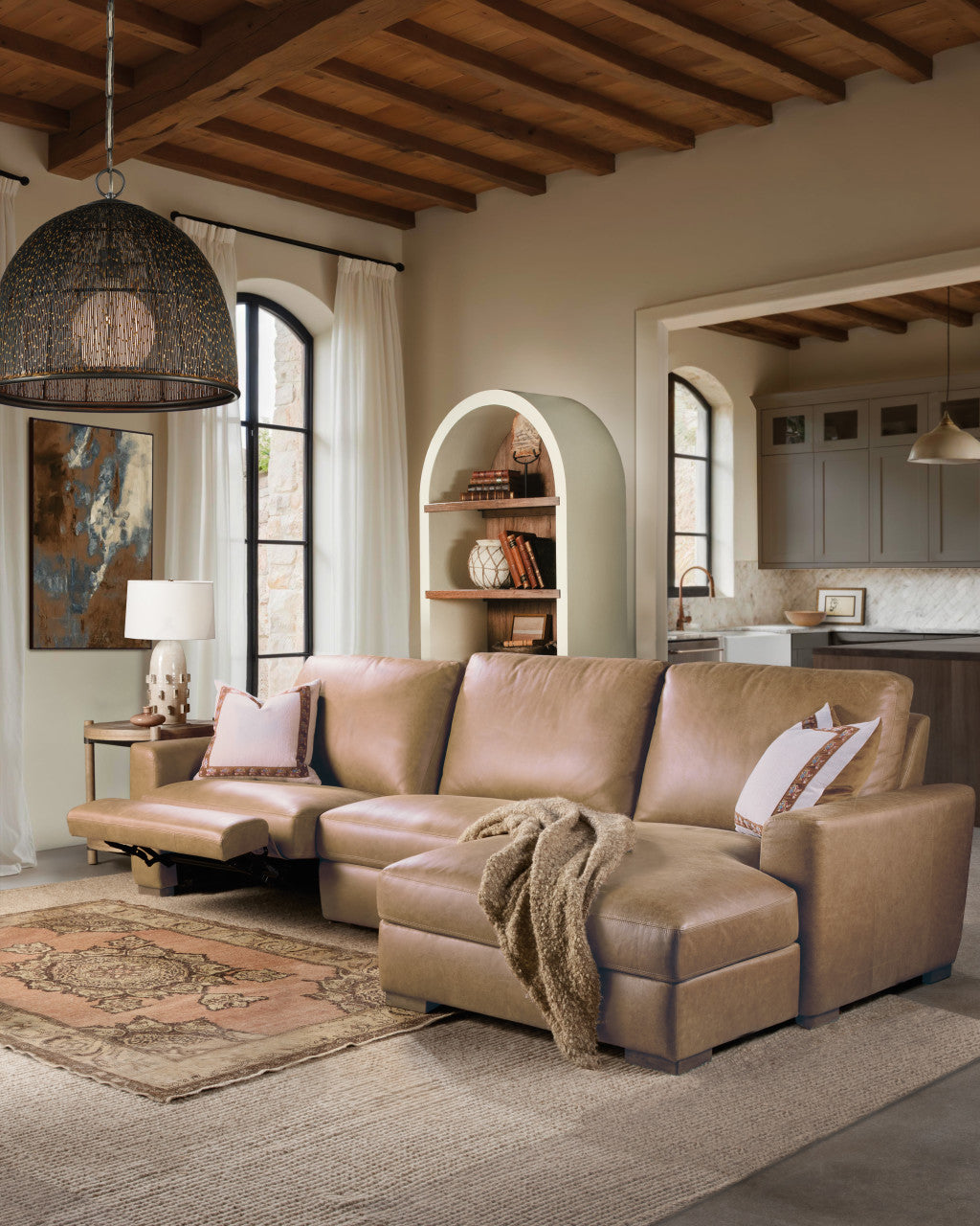 Vineyard Row Round End Table