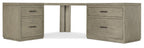 Linville Falls Corner Desk with File and Lateral File
