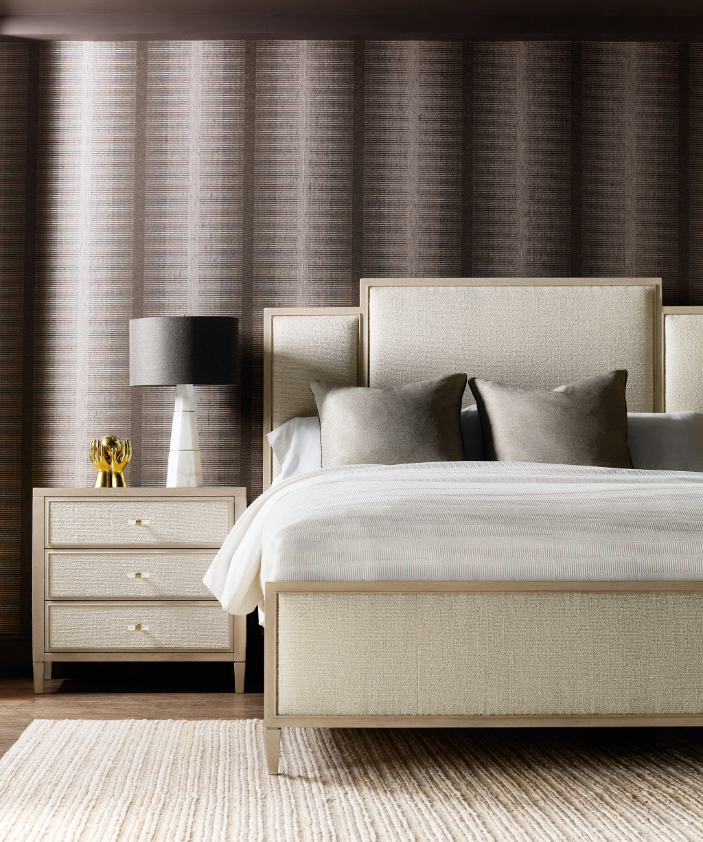 Melange Be My Guest California King Panel Bed