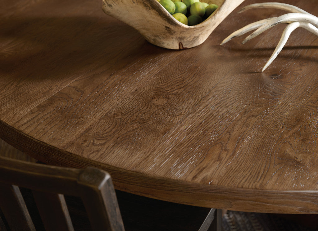 Driftwood 72in Round Dining Table