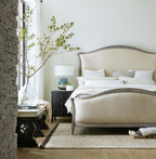 Ciao Bella Cal King Upholstered Bed- Speckled Gray